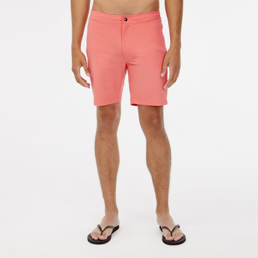 Italic Swim Shorts Large Salmon 7.5 Inseam Quick Dry Lined Beach‎